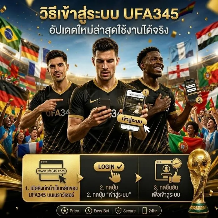 วิธีเข้าสู่ระบบ UFA345